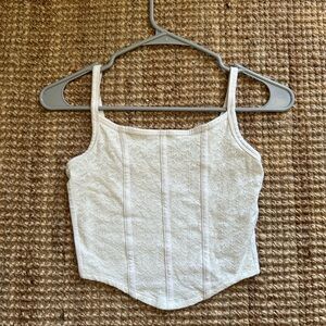 Hollister Cream Lace Camisole